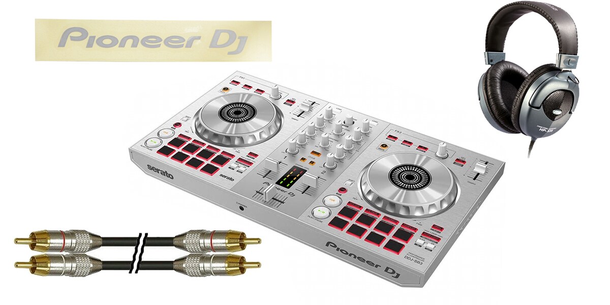 PIONEER/DDJ-SB3-S 限定版シルバーカラー　【厳選】ノベルティ3点付属