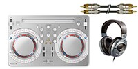 PIONEER DDJ-WEGO4-W iOS対応DJコントローラー【厳選】ノベルティ2点付属