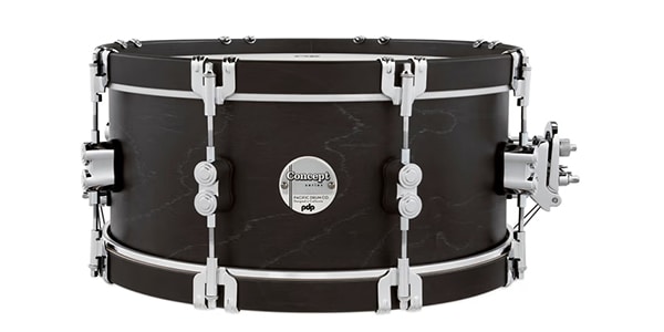 PDP ( ピーディーピー )  / Concept Maple Classic Snare Ebony Stain w/Ebony Hoop