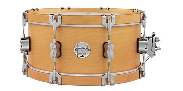 PDP ( ピーディーピー )  / Concept Maple Classic Snare Natural Stain w/Natural Hoop