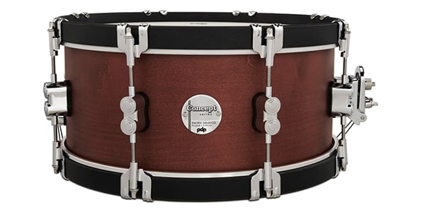 PDP ( ピーディーピー )  / Concept Maple Classic Snare Oxblood Stain w/Ebony Hoop