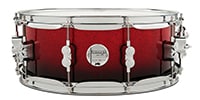 PDP / Concept Maple Snare LC Red to Black Fade