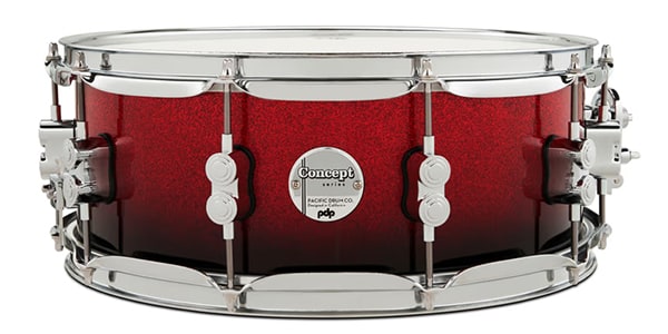 PDP ( ピーディーピー )  / Concept Maple Snare LC Red to Black Fade
