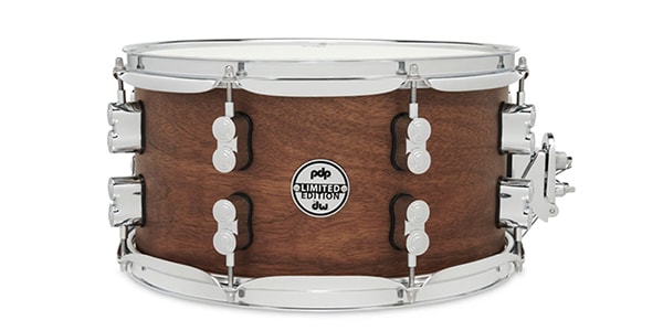 PDP ( ピーディーピー )  / Maple/Walnut LTD Snare, Natural Satin