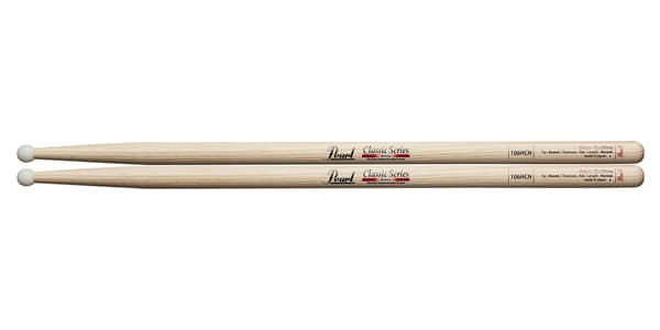 PEARL / 106HC-N ドラムスティック ヒッコリー クリアラッカー