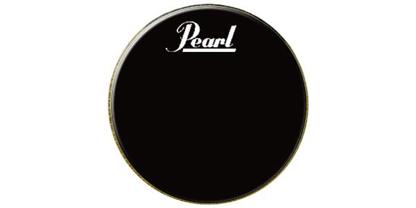 REMO/EB-18BDPL ブラックビート バスドラム用18インチ PEARL LOGO