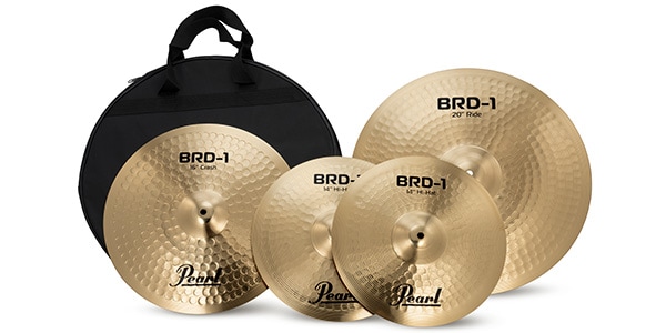 PEARL ( パール )  / BRDシンバルセット 20"/ 16"/ 14"/ ケース付き
