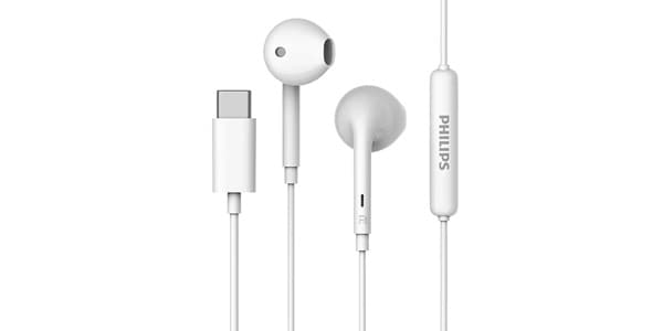 PHILIPS / TAE1018 White USB-C High Resolution Earphones TAE1018WT/93