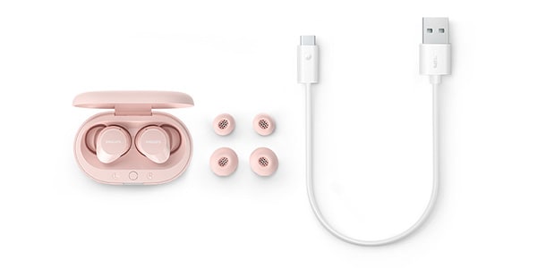 PHILIPS / TAT1209 Pink Completely Wireless Earphones TAT1209PK/97画像5