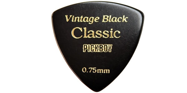 PICKBOY ( ピックボーイ )  / GP-04BL VINTAGE CLASSIC BLACK 0.75mm / TRIANGLE