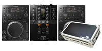 PIONEER CDJ350 +  DJM-250MK2ケースセット