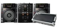 PIONEER CDJ-850-K +  DJM-250MK2ケースセット