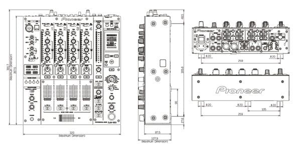 Pioneer DJ ( パイオニア )  / DJM-850-S 画像4