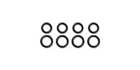 PIRASTRO / O-Ring Set (2x3個) 701355 KorfkerRest LUNA用