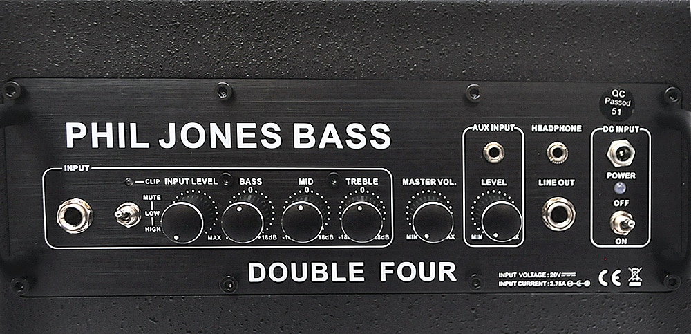PJB(PHIL JONES BASS) ( フィルジョーンズベース ) DOUBLE FOUR BG-75 Black 送料無料 | サウンドハウス