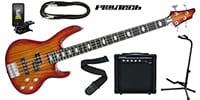 PLAYTECH AB420 Cherry Burst エレキベース 初心者入門セット