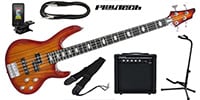PLAYTECH / AB420 Cherry Burst エレキベース 初心者入門セット