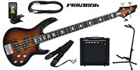 PLAYTECH / AB420 Sunburst エレキベース 初心者入門セット