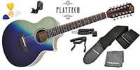 PLAYTECH / AD35-12C ギター入門セット Blue