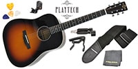 PLAYTECH / AS35 ギター入門セット Vsunburst