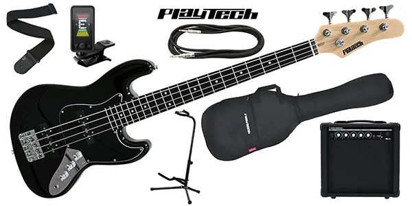PLAYTECH / JB042 Black ショートスケールベース 初心者入門セット