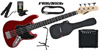 PLAYTECH / JB042 Metallic Red ショートスケールベース 初心者入門セット
