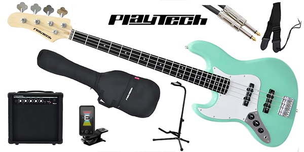 PLAYTECH ( プレイテック ) JB420LH Sonic Blue エレキベース 初心者