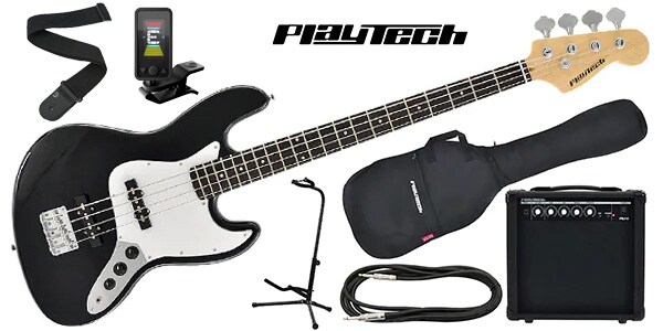 PLAYTECH/JB420 Black エレキベース 初心者入門セット