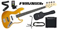 PLAYTECH JB420 Gold エレキベース 初心者入門セット