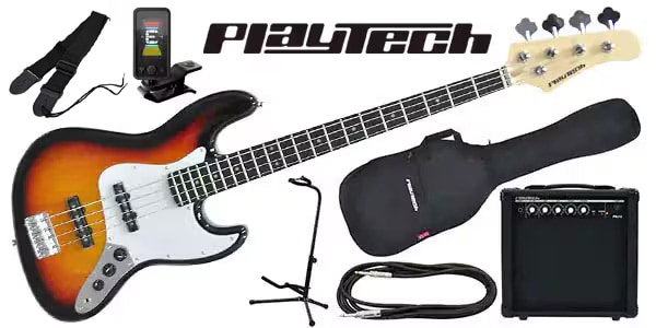PLAYTECH ( プレイテック ) / JB420 Sunburst エレキベース 初心者入門セット