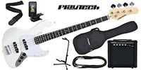 PLAYTECH JB420 White エレキベース 初心者入門セット