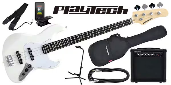 PLAYTECH ( プレイテック ) / JB420 White エレキベース 初心者入門セット