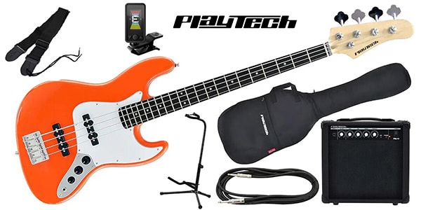 PLAYTECH ( プレイテック ) / JB420 Orange エレキベース 初心者入門セット