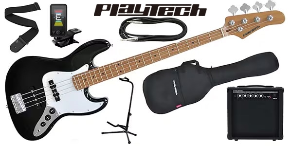 PLAYTECH ( プレイテック )  / JB480 Black エレキベース 初心者入門セット