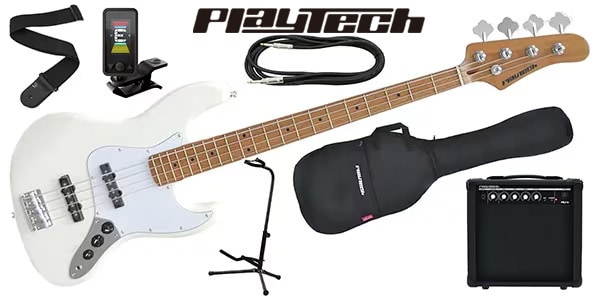 PLAYTECH ( プレイテック ) / JB480 White エレキベース 初心者入門セット