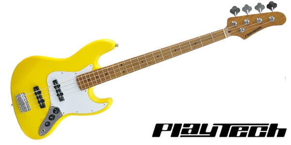 PLAYTECH/JB480 Yellow 【カーボナイズド・メイプルネック】