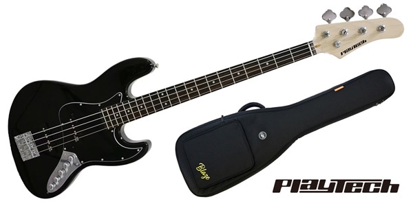 PLAYTECH ( プレイテック ) / JBA820 アクティブベース Transparent Black ギグバッグセット