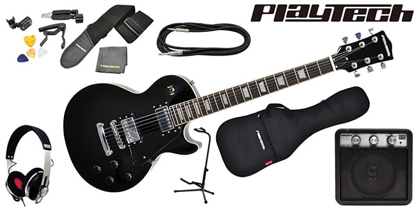 PLAYTECH ( プレイテック ) / LP400 Black ギター入門セット 3