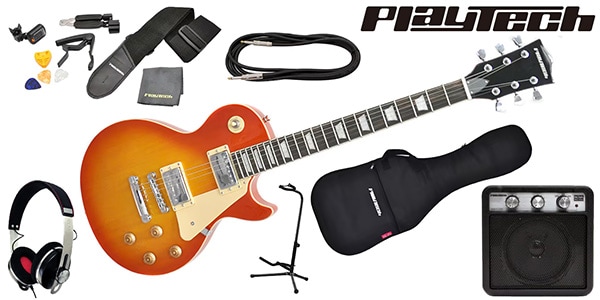 PLAYTECH ( プレイテック ) LP400 Honey Burst ギター入門セット 3