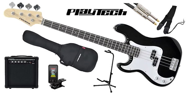 PLAYTECH ( プレイテック ) / PB450LH Black エレキベース 初心者入門セット 左利き用