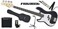 PLAYTECH / PB450LH Dark Blue エレキベース 初心者入門セット 左利き用