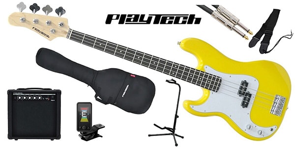 PLAYTECH ( プレイテック ) PB450LH Yellow エレキベース 初心者入門