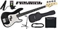 PLAYTECH / PB450 Black エレキベース 初心者入門セット