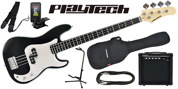 PLAYTECH ( プレイテック ) / PB450 Black エレキベース 初心者入門セット