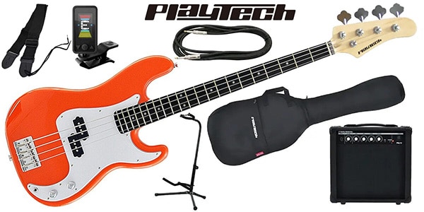 PLAYTECH ( プレイテック ) / PB450 Orange エレキベース 初心者入門セット