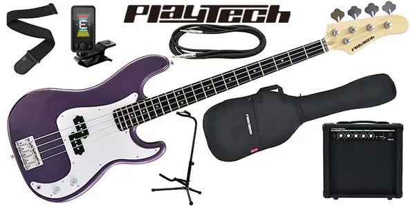 PLAYTECH ( プレイテック )  / PB450 Purple エレキベース 初心者入門セット