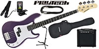 PLAYTECH / PB450 Purple エレキベース 初心者入門セット