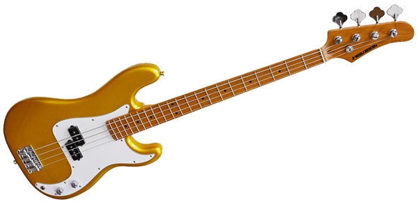 PLAYTECH PB480 Yellow【カーボナイズド・メイプルネック】 PLAYTECH PB480 Yellow【カーボナイズド・メイプルネック】