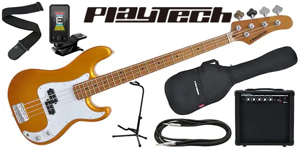PLAYTECH ( プレイテック ) / PB480 Gold エレキベース 初心者入門セット