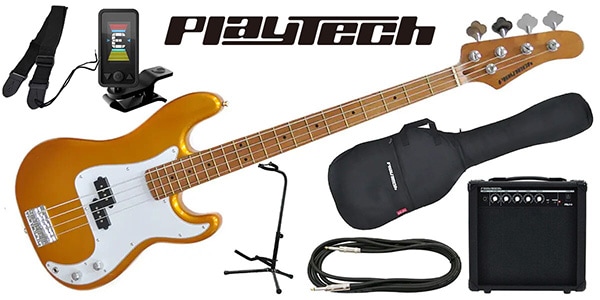 PLAYTECH ( プレイテック ) / PB480 Gold エレキベース 初心者入門セット